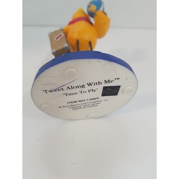 RUSS BERRIE Tweet Along with Me “Time to Fly” - Item no. 13069, hand painted, 5" - Picture 4 of 6